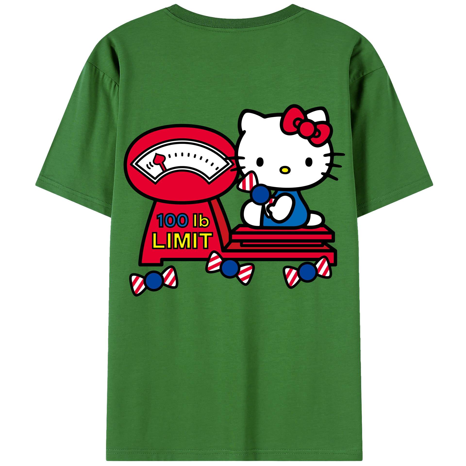 （画像用） Hello Kitty ハローキティ レディース半袖Tシャツ(バックプリント)